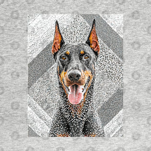 Dog Portrait - Dobermann by Dec69 Studio